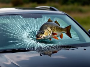 Fish Falling from Sky Damages Car, Owner Files a Claim